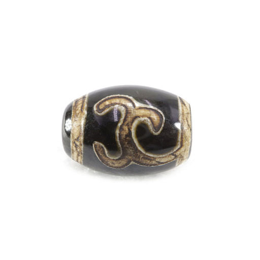 Бусина Дзи с ветвью дерева Бодхи уп-2шт символизирует здоровье и достижение цели уп-3шт