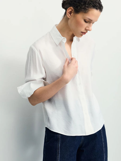 Рубашка прямого кроя из вискозы / Zarina