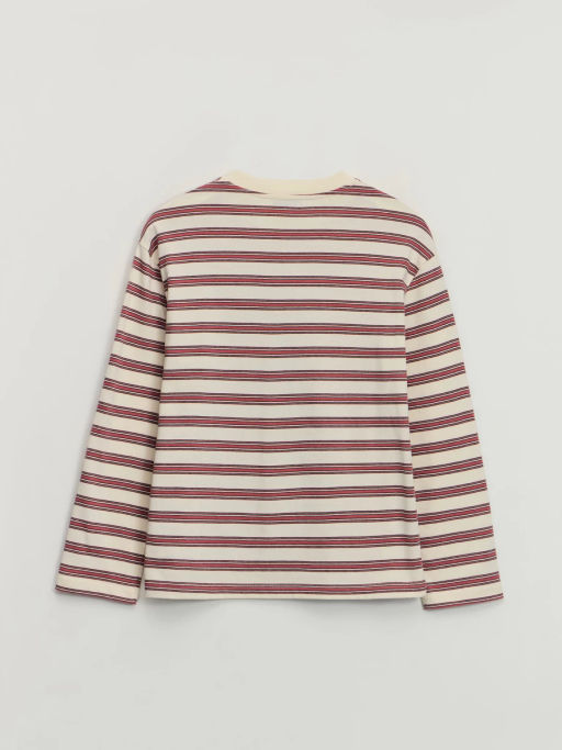 Базовый лонгслив из хлопка с принтом / Zarina  фото 2