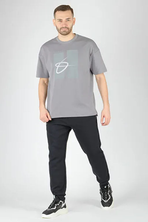 Футболка к/р Серый - Anta фото 2