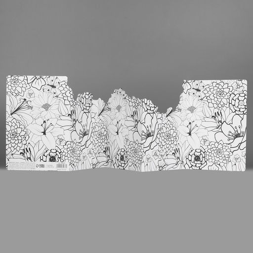 Цена за 5 шт. Поздравительная открытка с раскраской Самой лучшей, 12?18 см