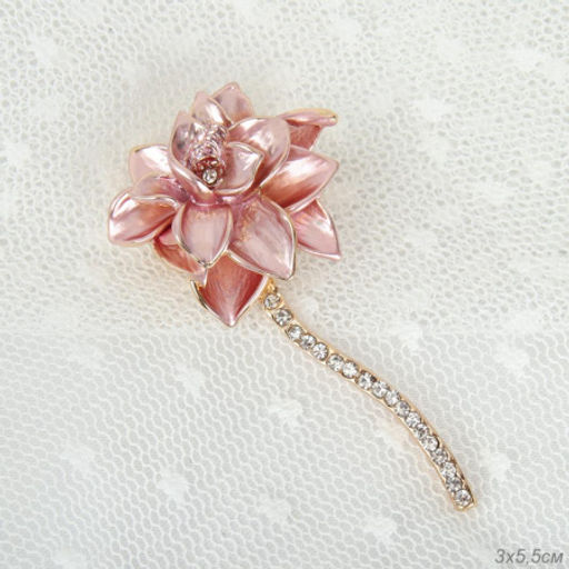 Брошь Цветок / 3450-2 /уп 24/ - Галеонтрейд фото 3