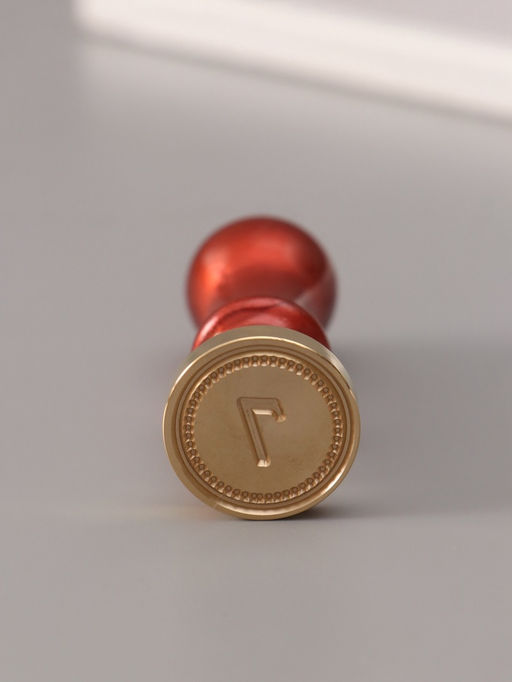 Печать для сургуча с пластиковой ручкой «Классика цифра 7», 2.5×2.5×6.3 см