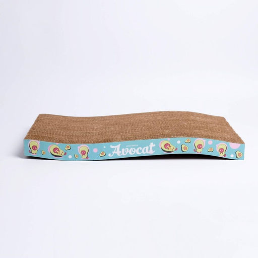 Когтеточка из картона Avocat волна, 45.5 19 3.5 см - Пушистое счастье фото 3