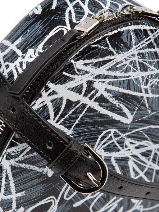 Сумка ELEGANZZA Z9644-7571 black/white  фото 5