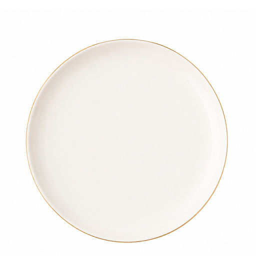 Тарелка десертная круглая 19,5 см ELEGANCE-GOLDEN RIM стеклокер. арт. PO-195-GRE (120030)