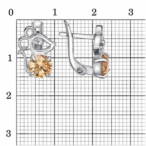 СЕРЬГИ 33815454Пл11 - Красная пресня фото 3