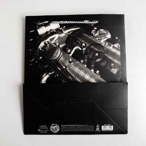 Цена за 2 шт. Пакет подарочный ламинированный, упаковка, «23 февраля», ML 23×27×11.5 см