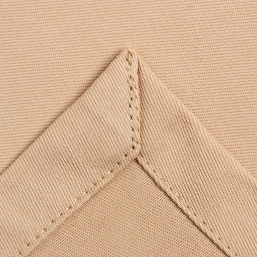Набор салфеток с декоративными кольцами Beige pleasure, 40×40 см - 2 шт., 100% хлопок, саржа 190 г/м²