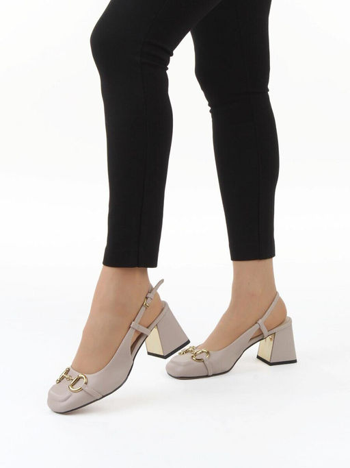 06-XL629-3 BEIGE Туфли летние женские (натуральная кожа)