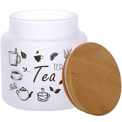 80751-1 Банка для сыпучих 635 мл,дер. крыш.MB (х24)