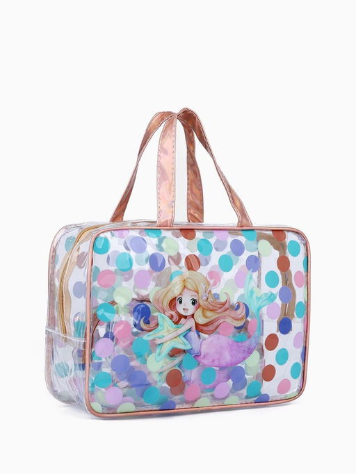 Набор косметичек для бассейна 2 в 1 «Русалка», с рисунком, разноцветный