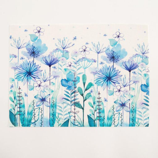 Салфетка на стол «Незабудки», 40×29 см, ПВХ