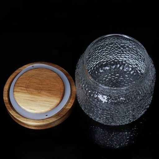 Банка для сыпучих деревянная крышка 450 мл диаметр 85 мм высота 8,5 см / LCSC7205 /уп 100/ - Галеонтрейд фото 2