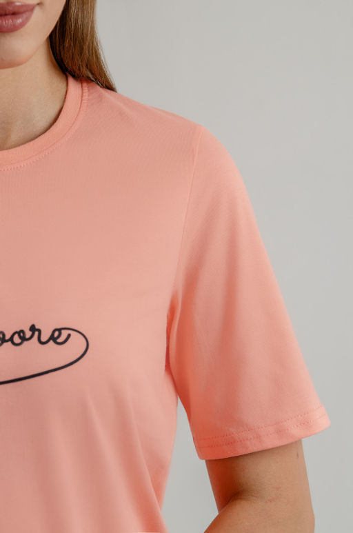 Арт. 9174 Пижама с шортами 42-50 (5 шт) Цвет:лососевый - Калинка фото 6