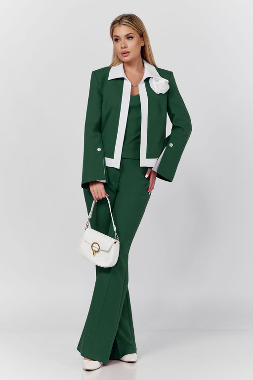 Костюм DOGGI 2921 зел.изумруд+белый