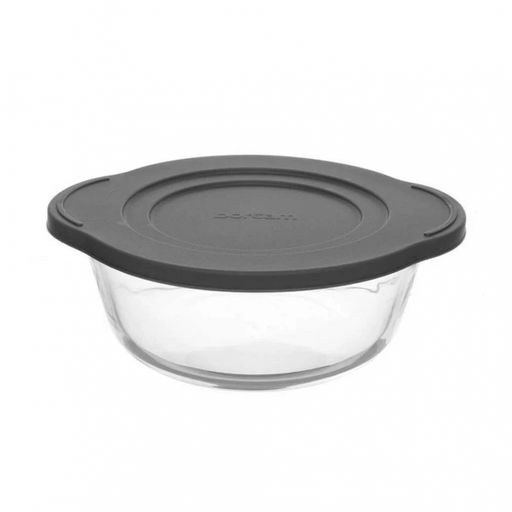 BORCAM Форма для запекания 840мл. 59133GREY Коробка+серая Крышка арт. 59133/К/С (1205863)