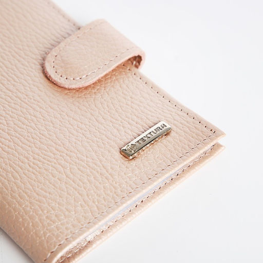 Обложка для автодокументов TEXTURA, цвет пудра  фото 3