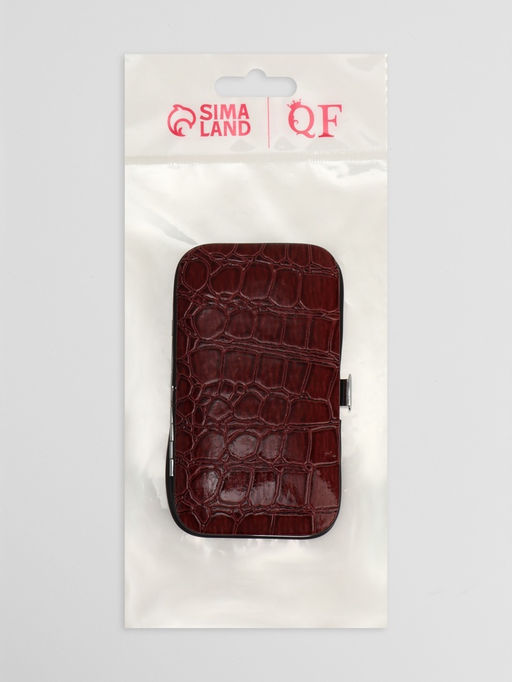 Набор маникюрный «Рептилия», 7 предметов, в футляре, МИКС