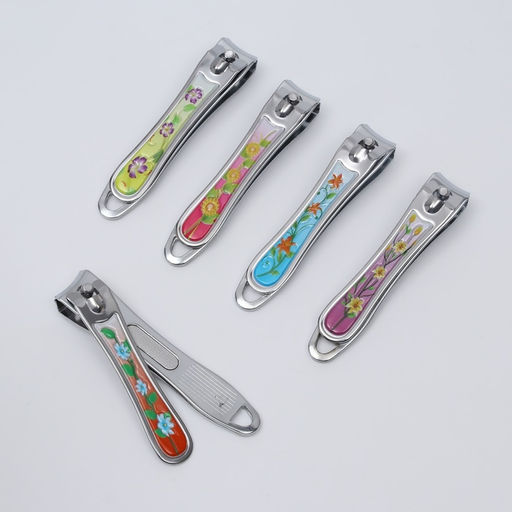 Цена за 3 шт. Кусачки книпсер педикюрные, с пилкой, 8 см, МИКС