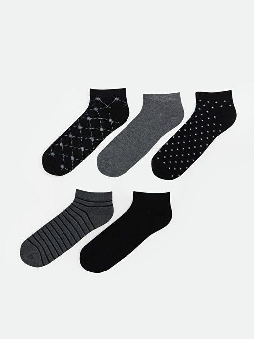 Desenli Erkek Patik ?orap 5li