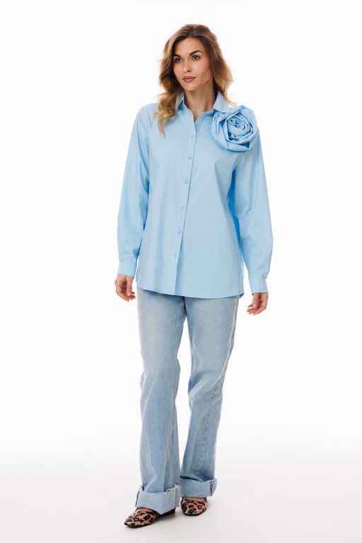 Рубашка Lars Style 1056 голубой