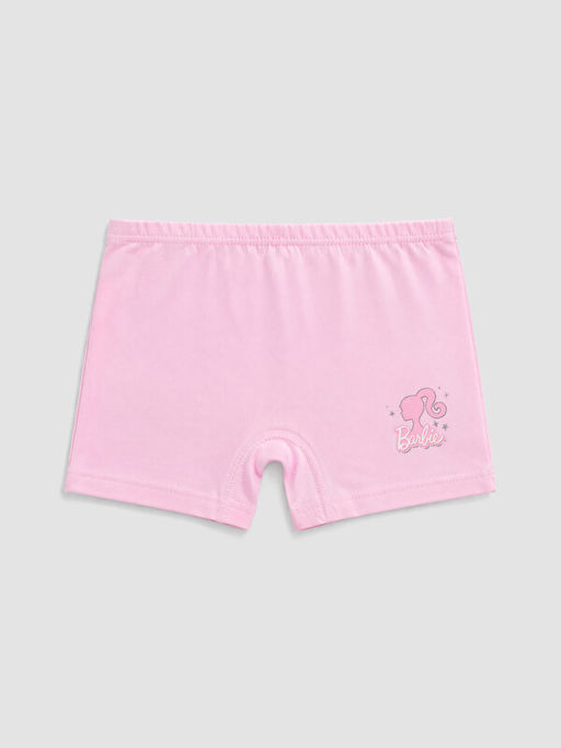 K?z ?ocuk Barbie Bask?l? Boxer 3l? - Waikiki фото 3