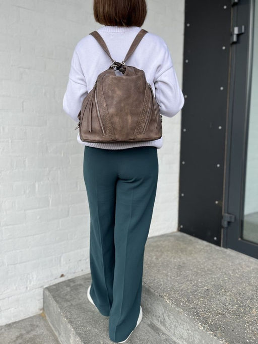 Женская сумка-рюкзак из эко кожи 9902 Кофе