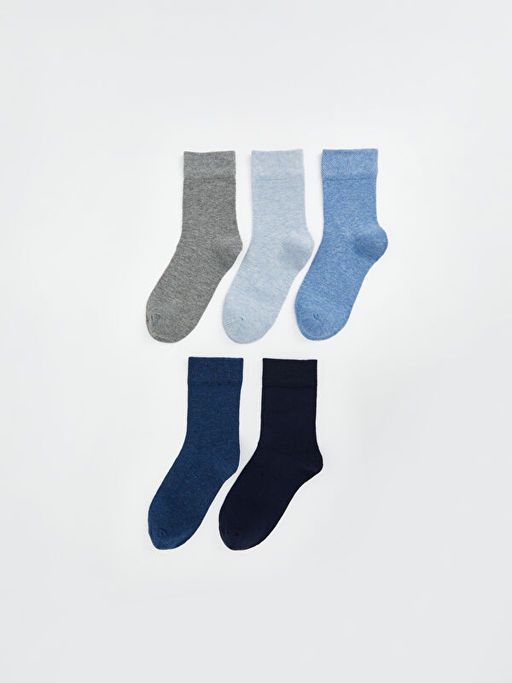Basic Erkek ?ocuk Soket ?orap 5li