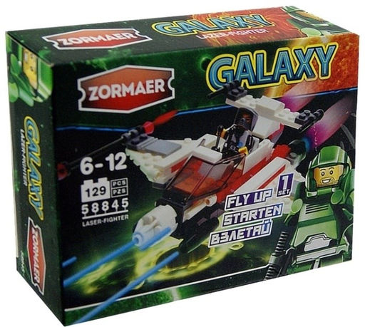 Конструктор. 129 деталей " Лазерный истребитель" (58845)