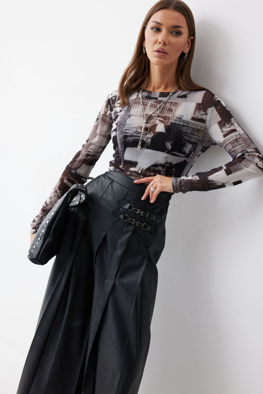 Юбка LYUSHe 4223 черный  фото 8