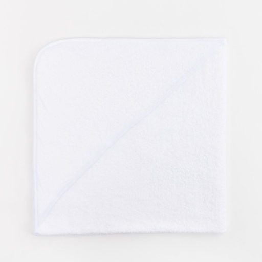 Полотенце уголок махровое Крошка Я 85х85 см, цвет белый, 100% хлопок, 320 г/м  фото 5