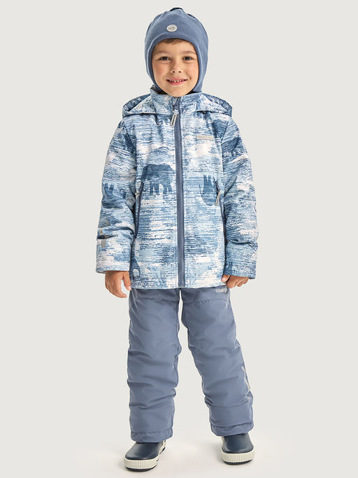 Костюм 7м1526 деним/серый