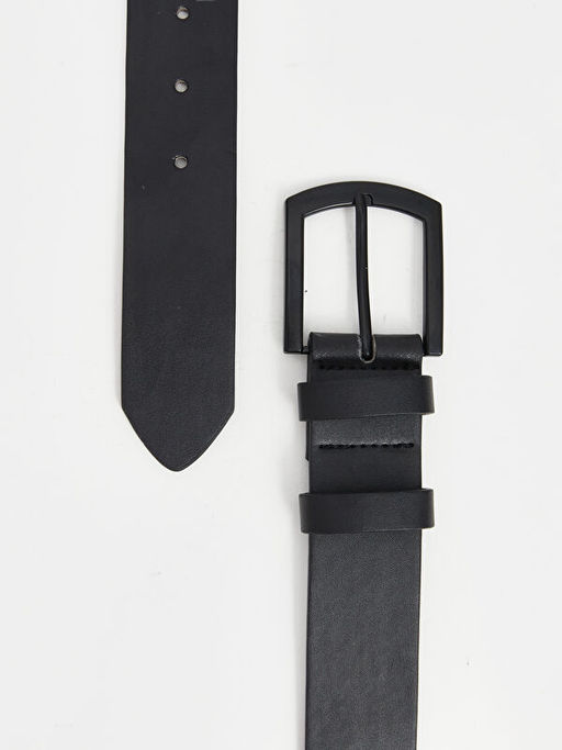 Deri G?r?n?ml? Erkek Kemer