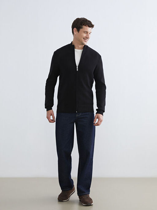 Standart Kal?p Dik Yaka Erkek Triko H?rka