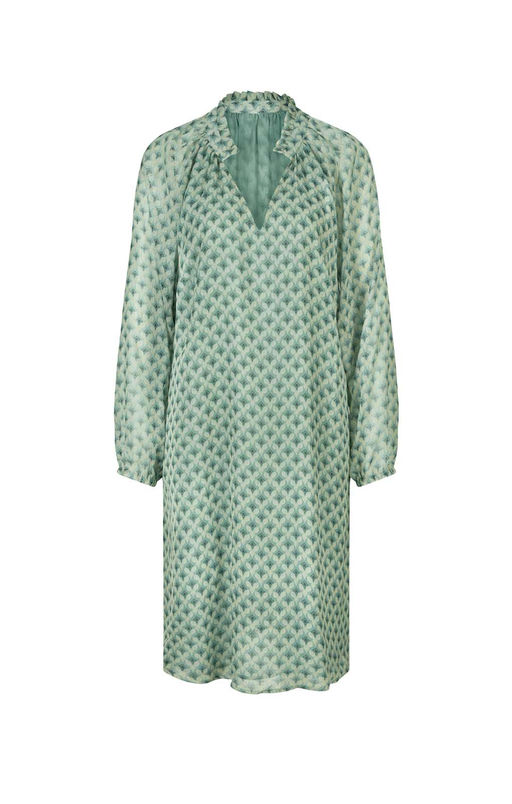 Платье, зелено-бежевое - Heine фото 2