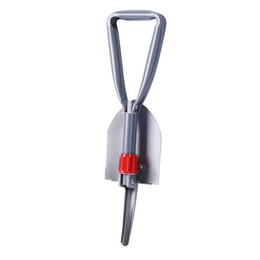 Лопата складная саперная ИРЕМЕЛЬ СПУТНИК-03 тол.1.5мм, дл.46.5см, лезвие 15.5x11.2см, термообр. углерод. сталь, 42-46HRC, алюм. ручка, чехол/уп18 - Галеонтрейд фото 5