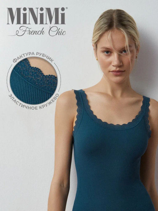 Mi1321S French Chic Майка на широких бретелях MiNiMi  фото 22