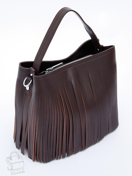 Сумка женская кожаная 2385-1Y coffee Polina&Eiterou  в Новосибирске