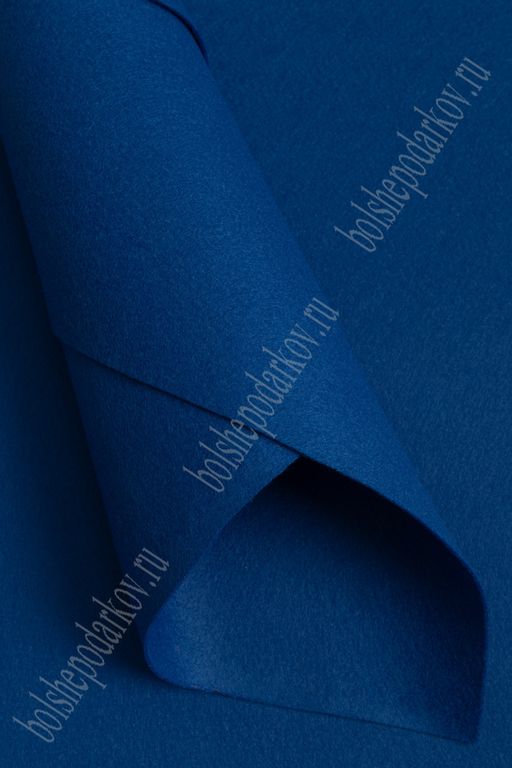 Фетр мягкий 1 мм, Корея Royal 40*55 см (5 шт) синий RN 19