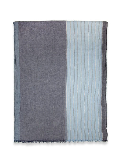 Палантин из вискозы и хлопка с легким эффектом крэш