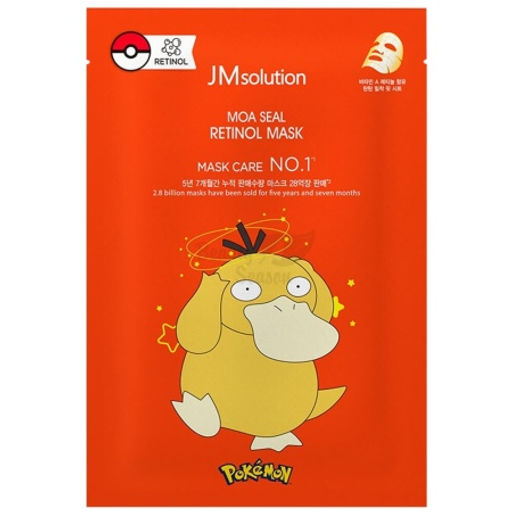 JMSOLUTION Тканевая маска с ретинолом MOA SEAL RETINOL MASK (PSYDUCK) (30мл*3шт)  фото 5