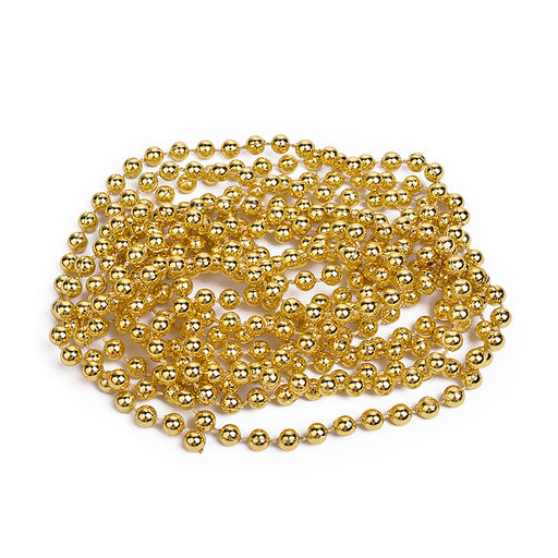 Бусы новогодние золотые (2,7м)