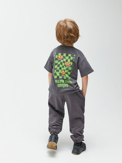 ACOOLA / Брюки детские для мальчиков Fawn_pt темно-серый  фото 4