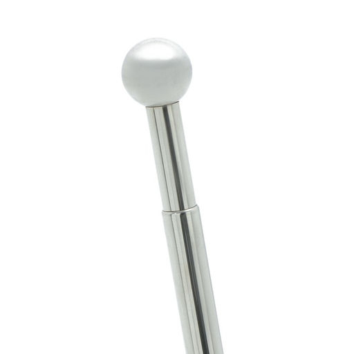 Флагшток напольный двойной 2 метра, выдвижной, платформа d=30 см