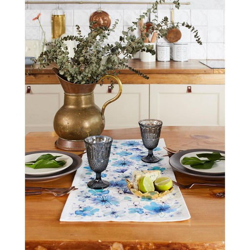 Дорожка Этель Незабудки 30*70 см, 100% хлопок, саржа 190 г/м2  фото 7