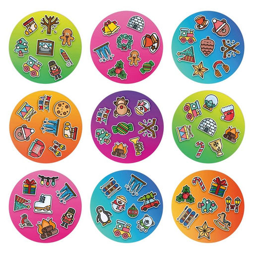 Настольная игра «Новый год: Дуббль. Настроение», новогодняя, 55 карт, 5+
