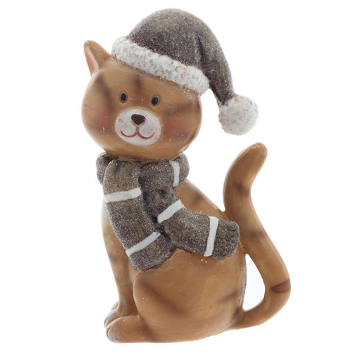 Фигурка декоративная "Кошка", L5 W4 H9 см, 2в.