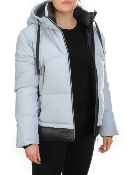 21068 LT. BLUE Куртка зимняя женская FLANCE ROSE (200 гр. холлофайбера) - Fashion фото 8