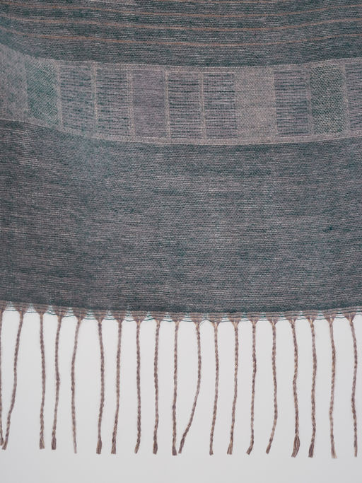 в СОСТАВЕ ШЕРСТЬ ! Большой,теплый двусторонний палантин - Tantino фото 5